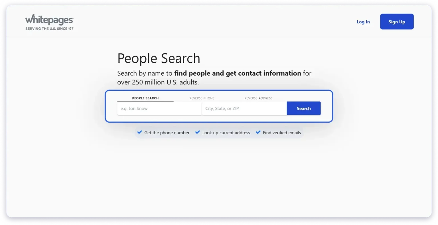 WhitePages